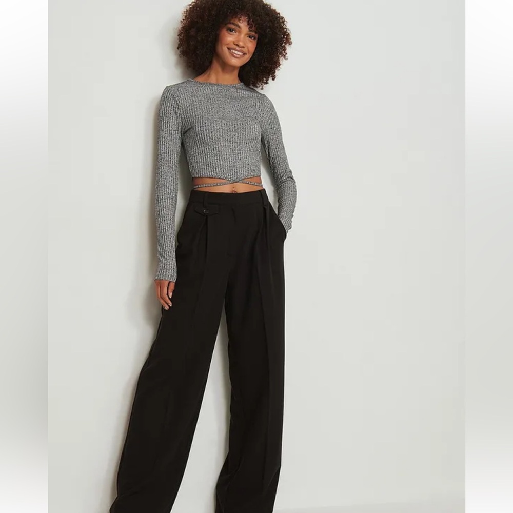 Cropped Ribbed Top